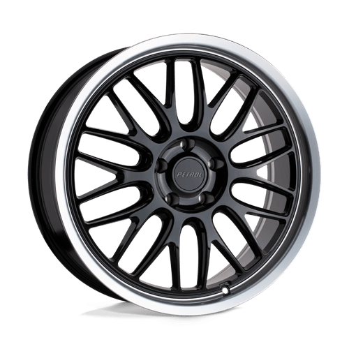 [1670P4C405114B76] PE P4C 16X7 5X4.5 76 G-BLK MACH +40