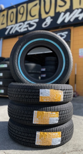 [12994006] 215/75R15 TRAVELSTAR UN106 100S WHITE WALL M+S 480-A-B 50K + ROAD HAZARD