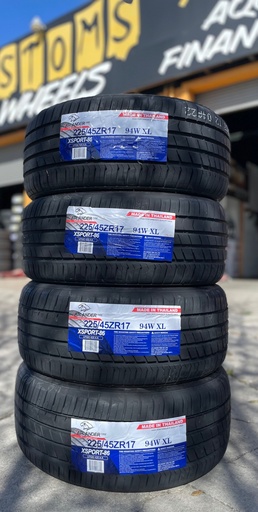[UHP1026] 245/45ZR17 ATLANDER XSPORT-86 99W XL 420A-A 45K + ROAD HAZARD