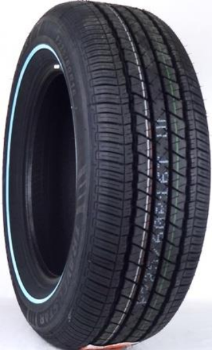 [LL-PCR011] 225/60R16 TRAVELSTAR UN106 98T M+S 480-A-B 50K+ROAD HAZARD**NARROW WHITE WALL**