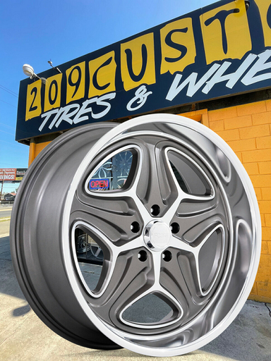 SET OF 4 22" FOOSE MERLOT F172 22X9 + 22X10.5 5X127 CHEVY C-10 OBS 1500 IMPALA SS (WHEELS ONLY)