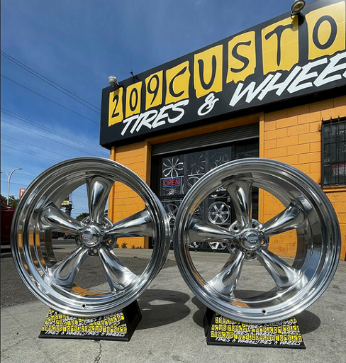 VN515 TT-II 1PC  22x9 ALL AROUND 5X139.7 FOR FORD TRUCK RAW POLISHED TORQ THRUST II 1 PC AMERICAN RACING