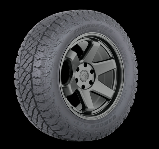 [TH1030] 245/65R17 THUNDERER RANGER ATR A/T RUGGED TERRAIN 111T XL BSW 50psi 500AB***45K***+ROAD HAZARD